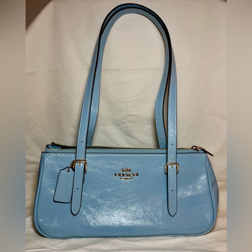 NWT Coach Asher Shoulder Bag cbj05 Powder blue